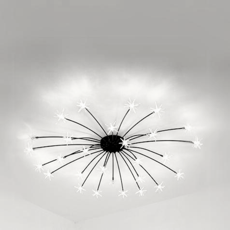 Arisha Art Deco Starry Flush Mount Ceiling Light
