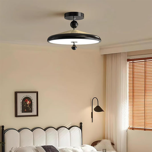 Belano Wooden Frame Round Ceiling Light