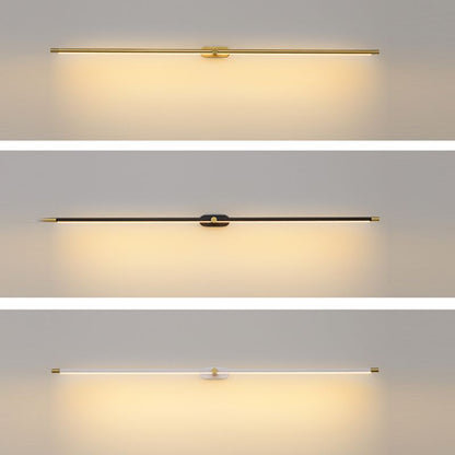 Ivox Minimalist Linear Wall Lamp Gold&Black