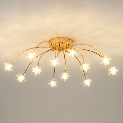 Arisha Art Deco Starry  Flush Mount Ceiling Light