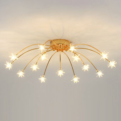 Arisha Art Deco Starry  Flush Mount Ceiling Light