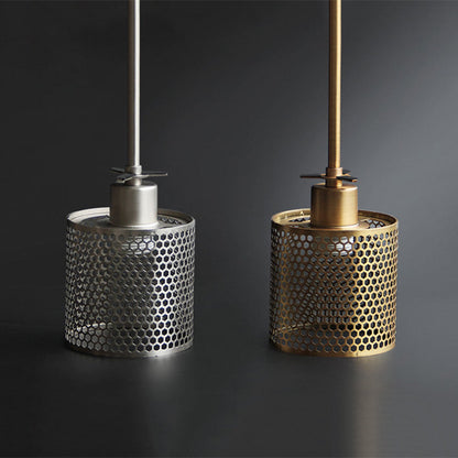 Hessa Contemporary Golden Pendant Light, Glass, Globe/Cylindric