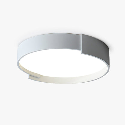 Arisha Modern Round Flush Mount Ceiling Light LED Double Layer