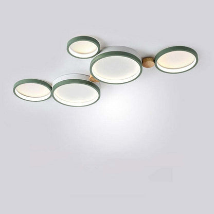 Arisha Round Flush Mount Ceiling Light 3 Colour 3/4/5/6/7 Heads