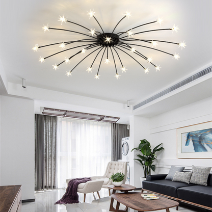 Arisha Art Deco Starry  Flush Mount Ceiling Light