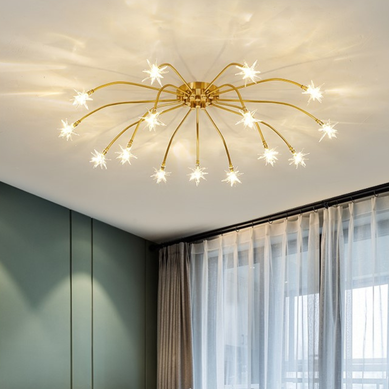 Arisha Art Deco Starry  Flush Mount Ceiling Light