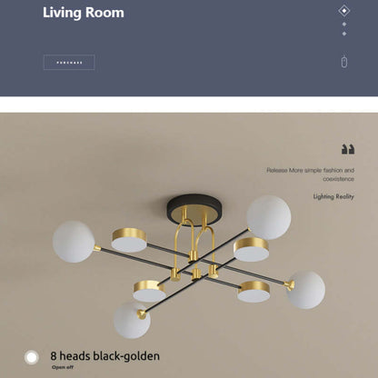 Valentina Industrial Modern Ceiling Light