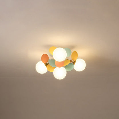 Nexen Multicolored Flower Branch Chandelier Living Room