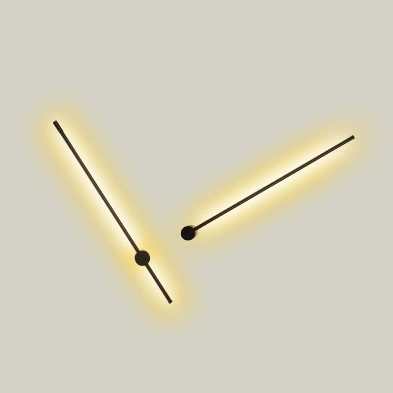 Arisha Modern Minimalist LED Wall Reading Lamp, Black