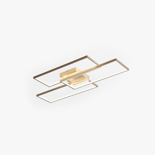 Arisha Rectangular Flush Mount Ceiling Light, 2 Colour