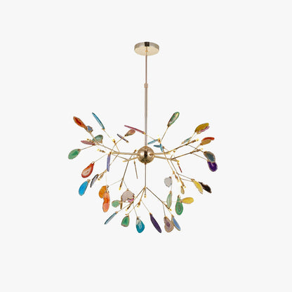 Arisha Flower Branch Semi-flush Mount Ceiling Light, 4 Colour