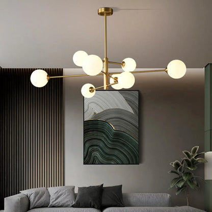 Valentina Modern Glass Shade Pendant Light, Copper/Black