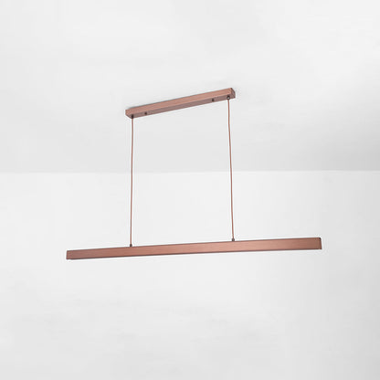 Thala Modern Linear Metal LED Pendant Light Black/Brown