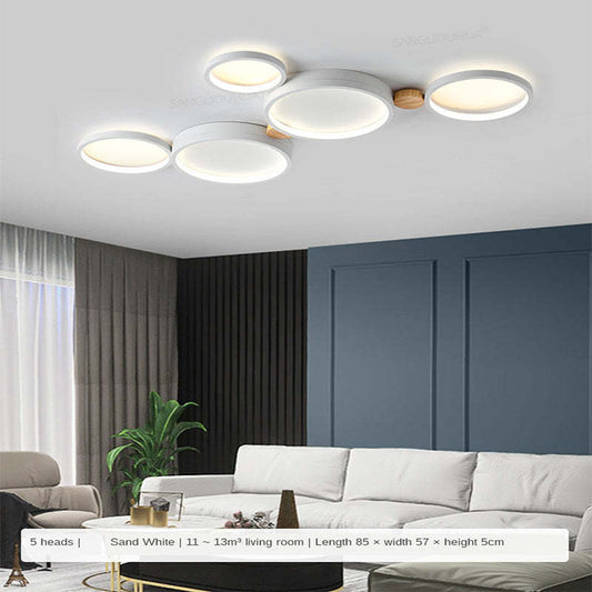 Arisha Round Flush Mount Ceiling Light 3 Colour 3/4/5/6/7 Heads