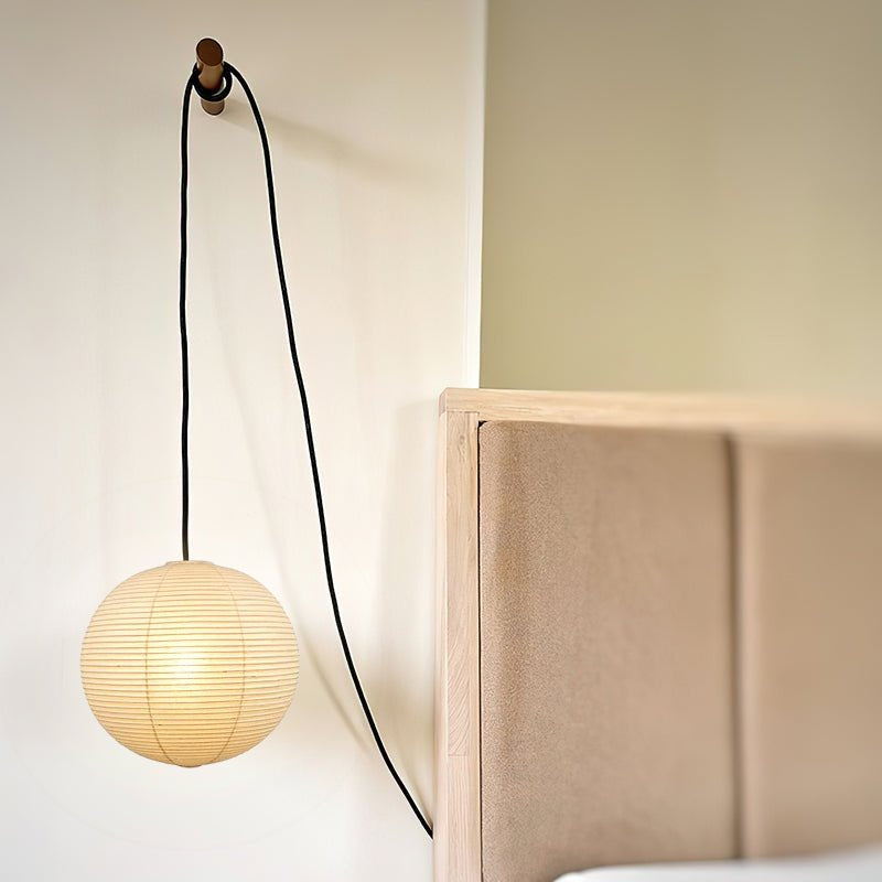 Sylin Pendant Swag Light Mulberry Silk