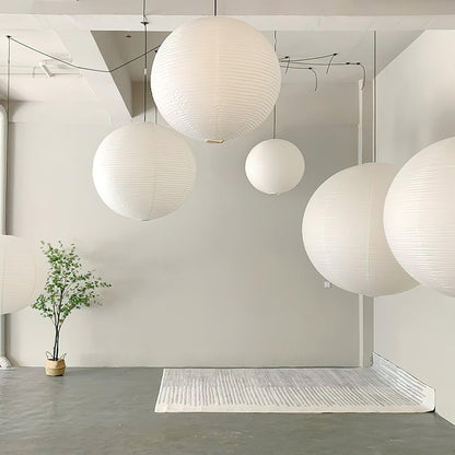Sylin Pendant Swag Light Mulberry Silk