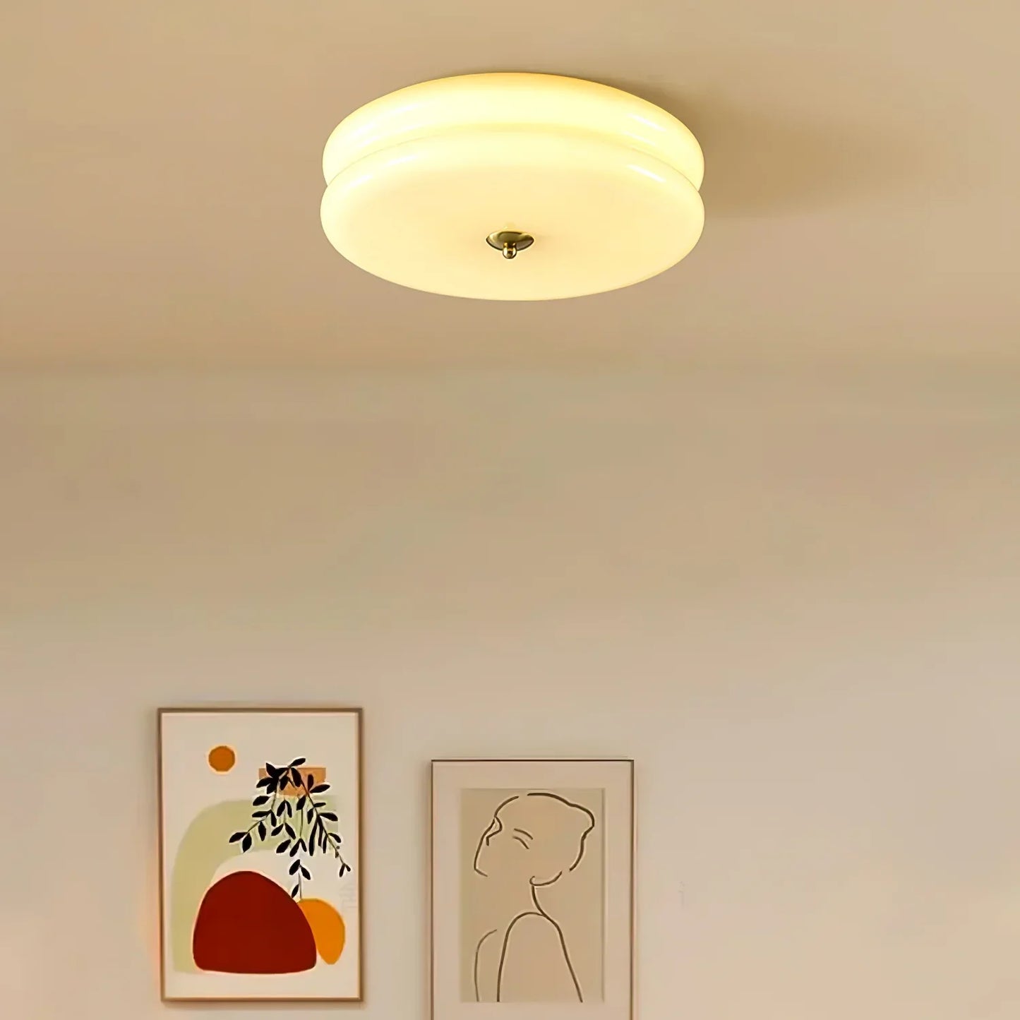 Candy Flush Mount Ceiling Light Two Layer