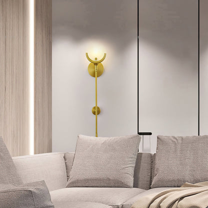 Bravi Brass Sconce Alabaster