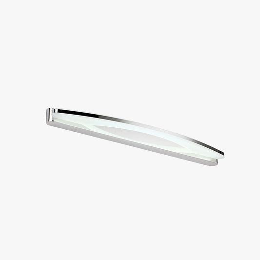 Arisha Minimalist Oval Vanity Wall Lamp, Chrome, Bedroom/Bathroom