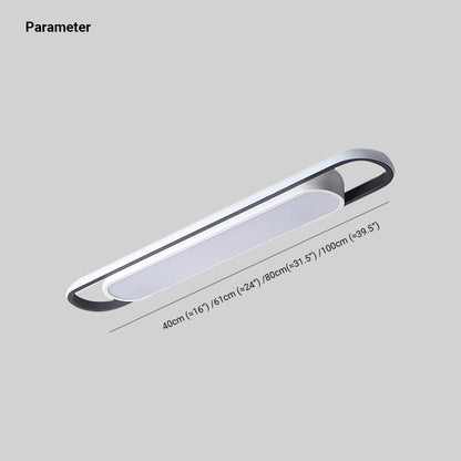 Arisha Modern Dou-Layer Flush Mount LED Ceiling Light