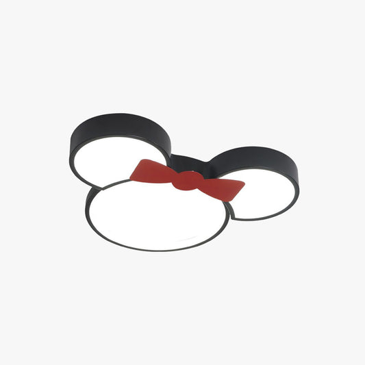 Aria Cartoon Mouse Flush Mount Ceiling Light, 2 Style