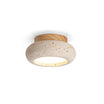 Astra Ceiling Light Mini Donut Travertine
