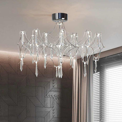 Chandelier / Ceiling Light Mira Crystal LED, Chrome