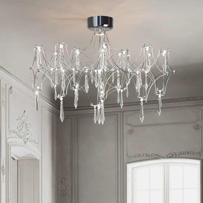 Chandelier / Ceiling Light Mira Crystal LED, Chrome