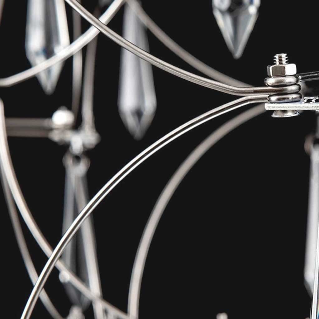 Chandelier Luxury Starry Firefly Mira Crystal LED, Chrome / Gold