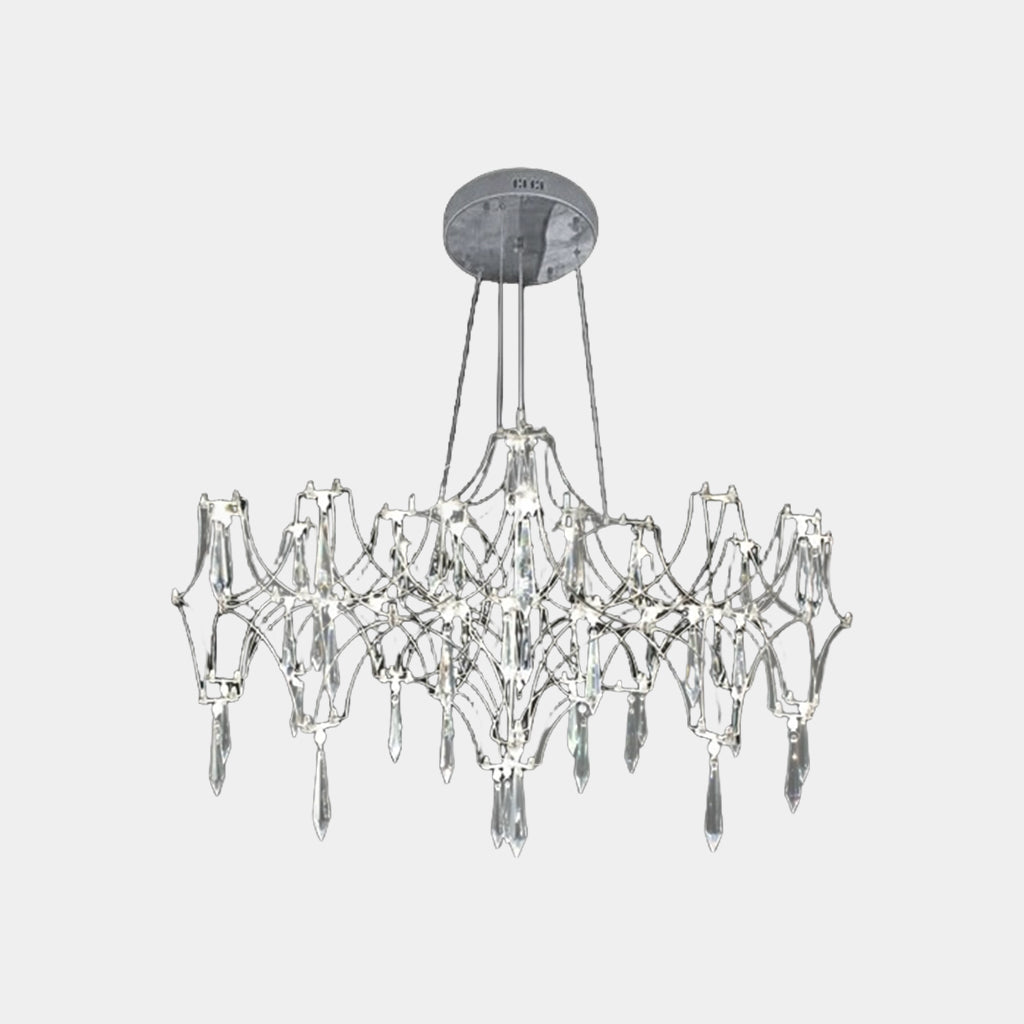 Chandelier Luxury Starry Firefly Mira Crystal LED, Chrome / Gold
