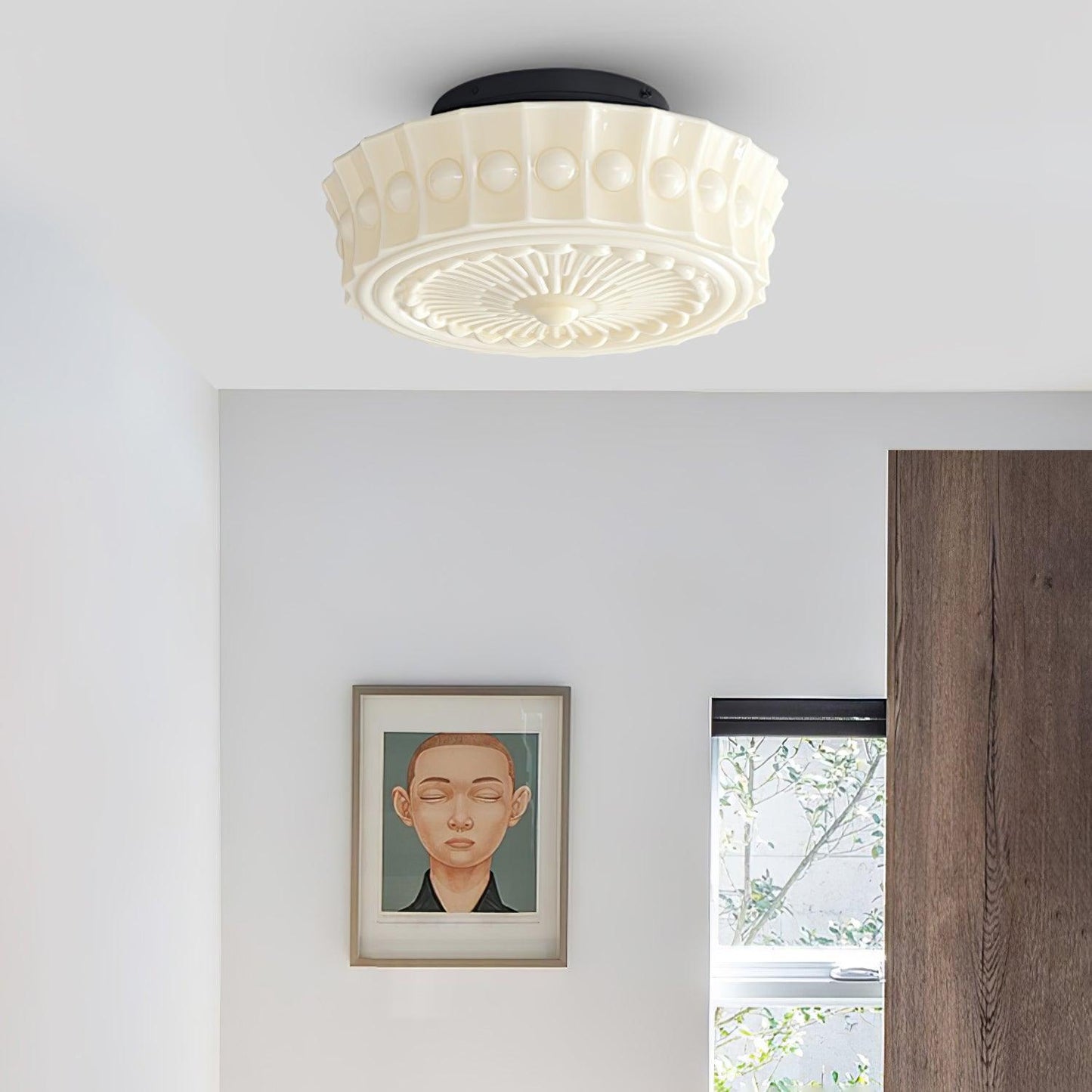 Elena Glass Ceiling Light