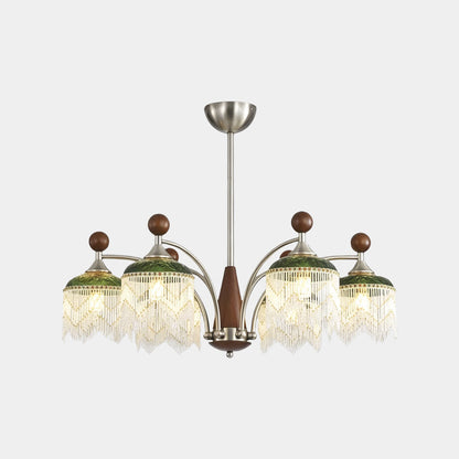 Crystal Fringe Chandelier Tassel Vintage
