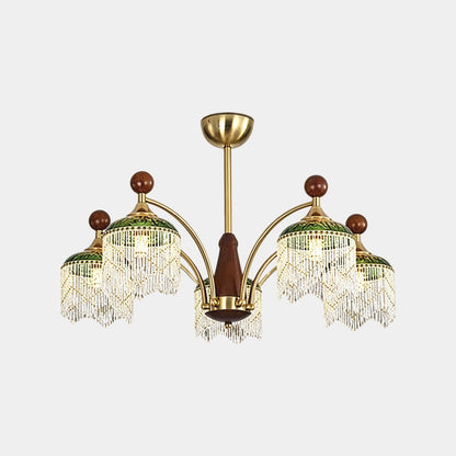 Crystal Fringe Chandelier Tassel Vintage