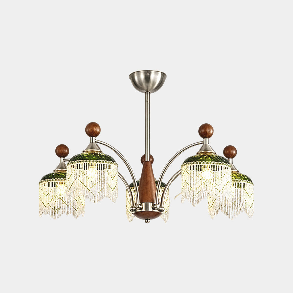 Crystal Fringe Chandelier Tassel Vintage