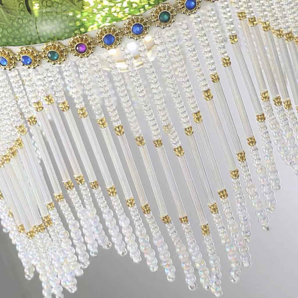 Crystal Fringe Chandelier Tassel Vintage