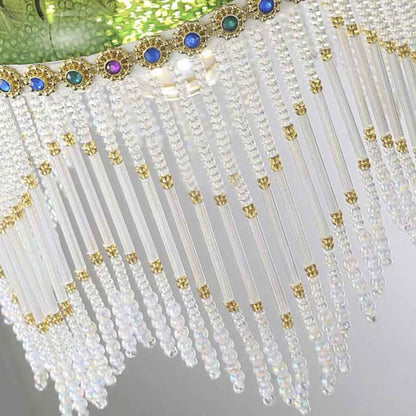 Crystal Fringe Chandelier Tassel Vintage