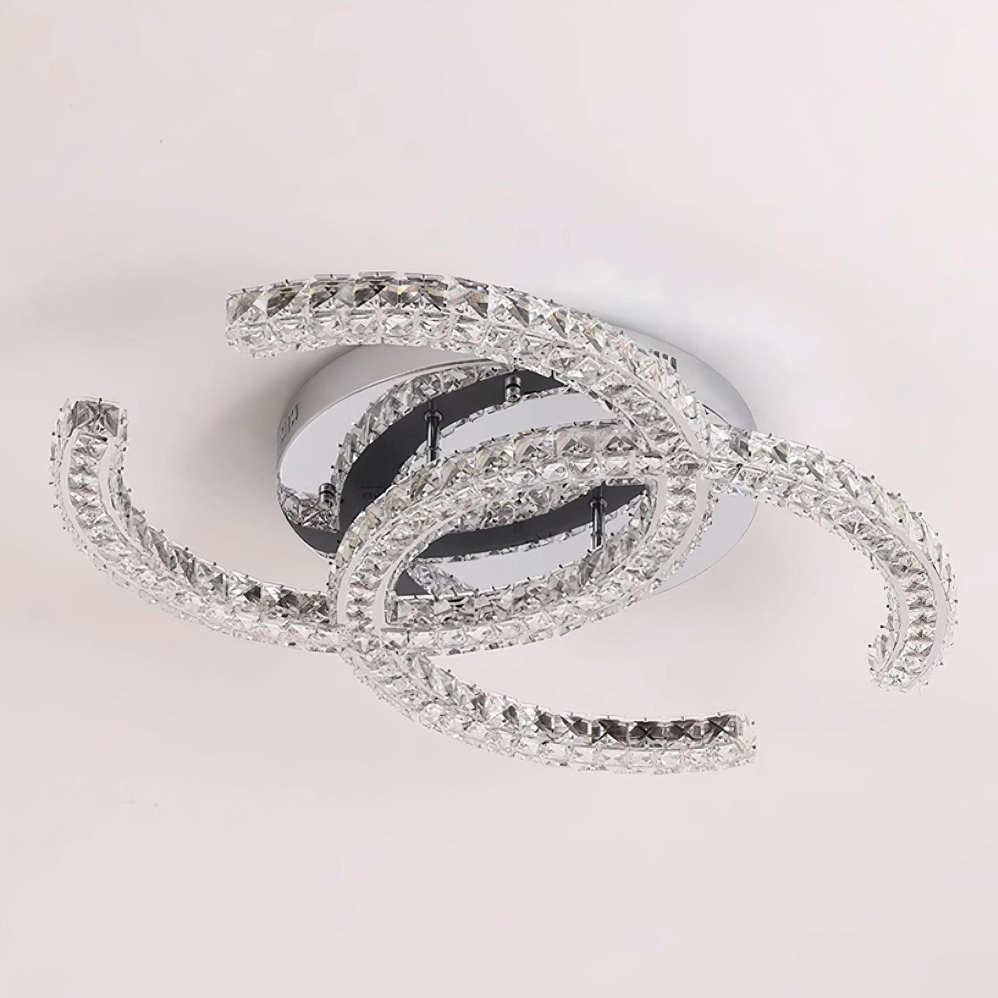 Kristy Crystal Ceiling Light  Double C