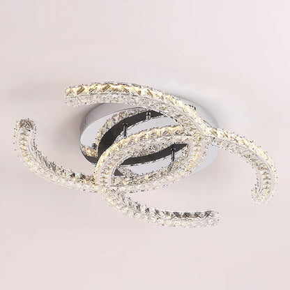 Kristy Crystal Ceiling Light  Double C