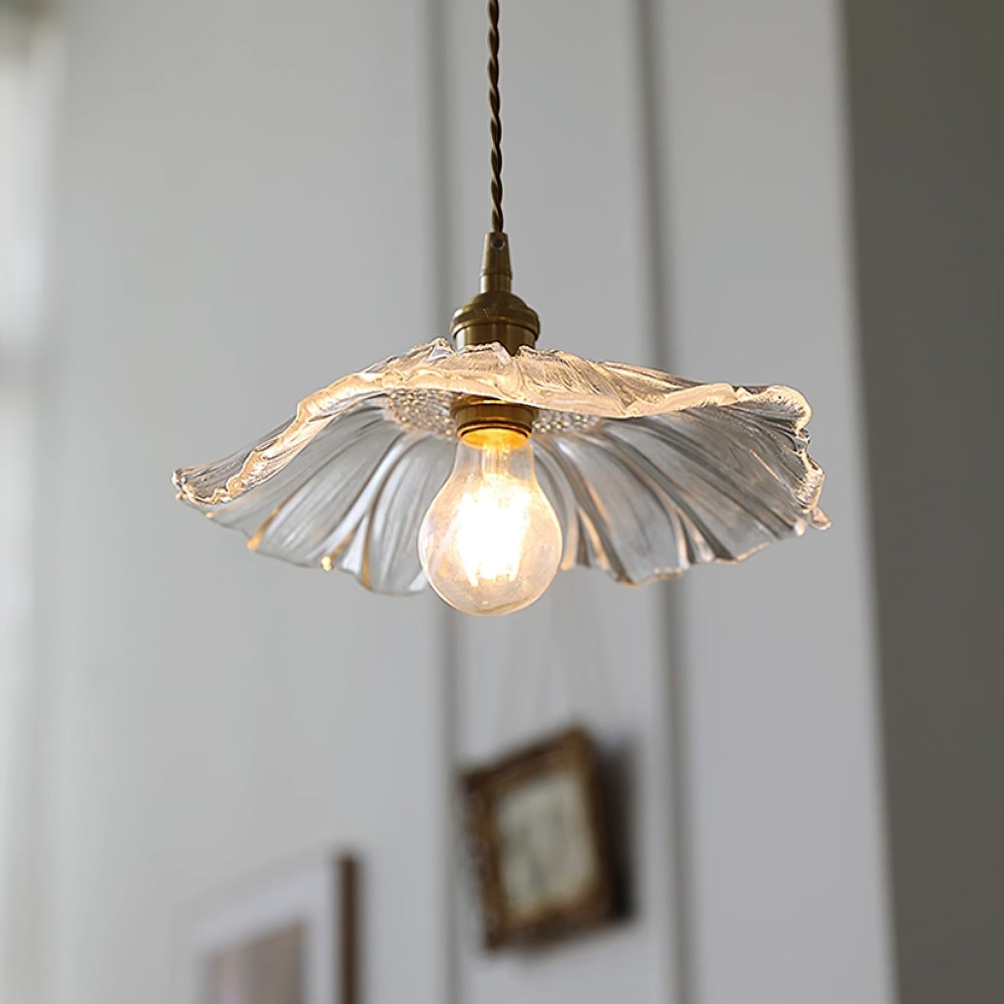 Calia Flower Glass Ceiling/Pendant Light