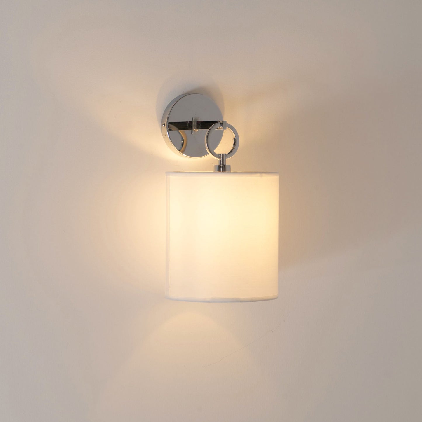 Iris Wall Lamp Farmhouse Fabric Cylindrical