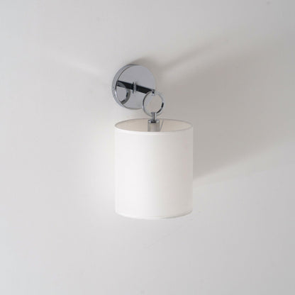 Iris Wall Lamp Farmhouse Fabric Cylindrical