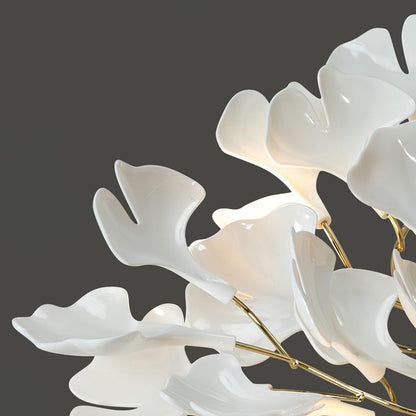 Callenne Elegant Ginkgo Leaf Ceiling Light