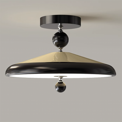 Belano Wooden Frame Round Ceiling Light