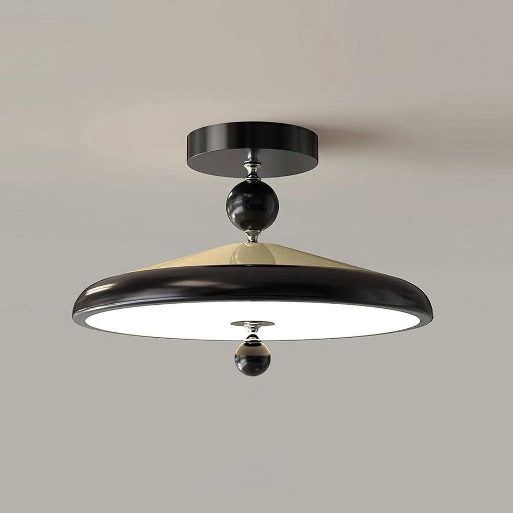 Belano Wooden Frame Round Ceiling Light