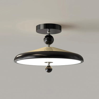 Belano Wooden Frame Round Ceiling Light