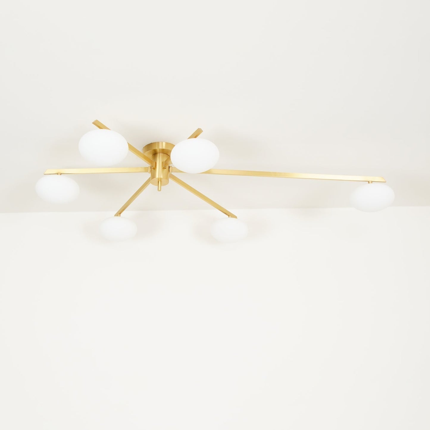 Jania Modern Glass Black Ceiling Light
