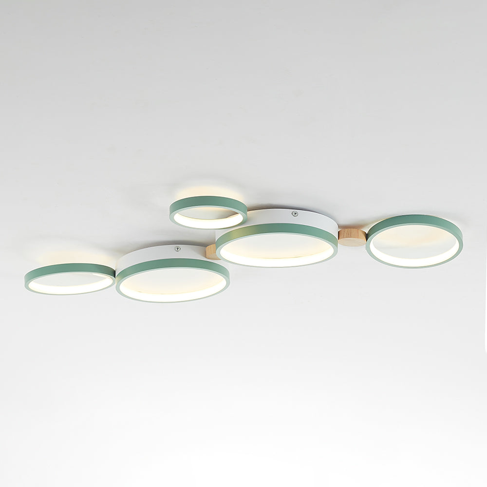 Arisha Round Flush Mount Ceiling Light 3 Colour 3/4/5/6/7 Heads