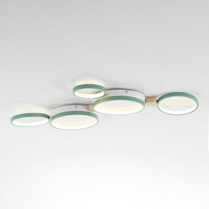 Arisha Round Flush Mount Ceiling Light 3 Colour 3/4/5/6/7 Heads