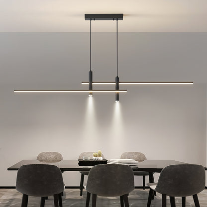 Prym Pendant Light Modern Linear Dining Room