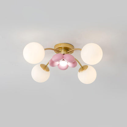 Blossura Pink Petal Ceiling Light